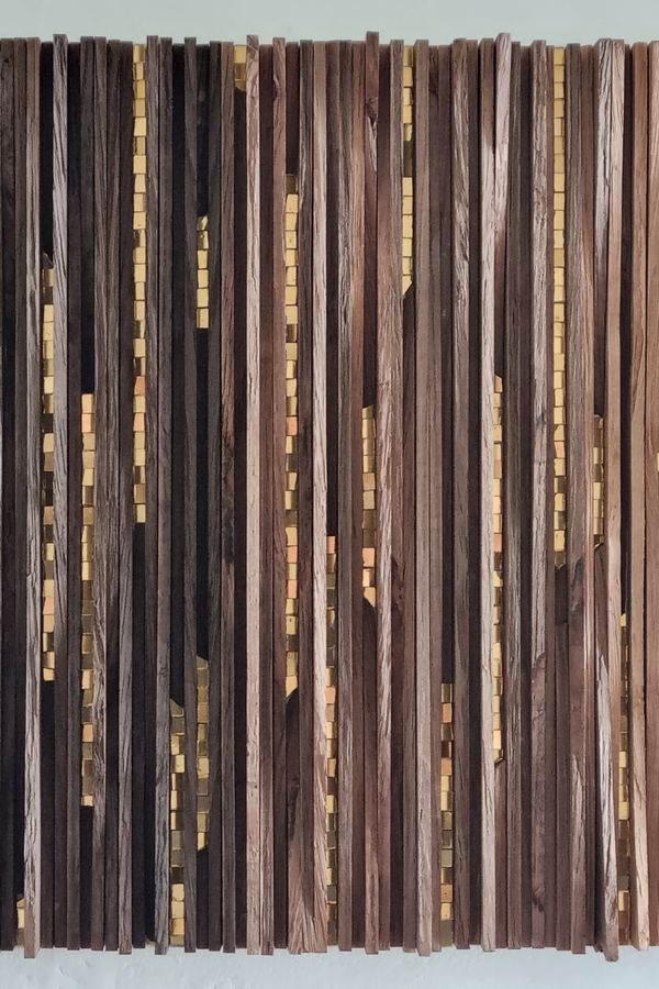 Mosaïque chêne et or /3